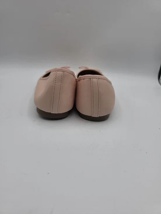 Rampage Soft Step Pink Faux Leather Slip On Ballet Flats Bow Detail Size 9.5 NEW - Picture 8 of 13